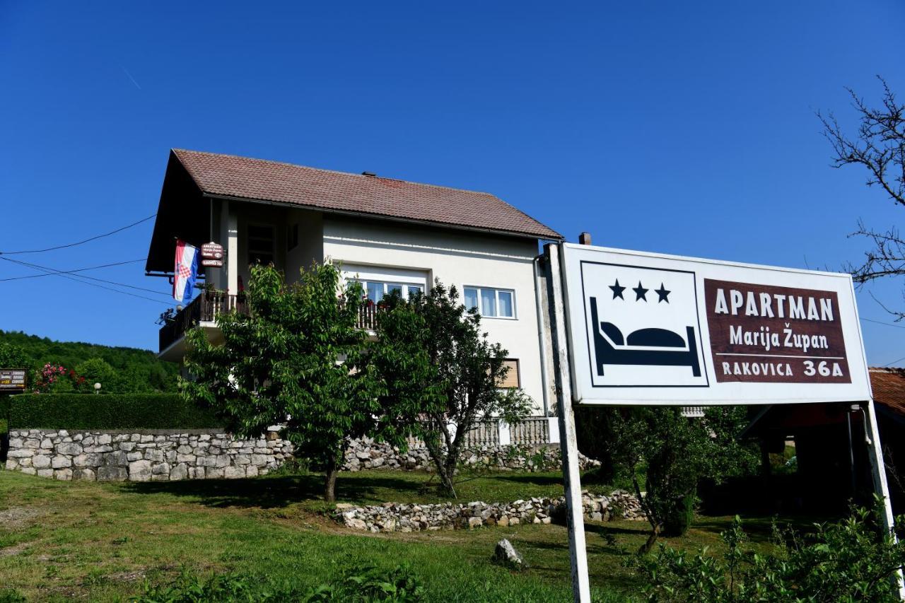Apartment Marija Zupan Rakovica Exteriör bild